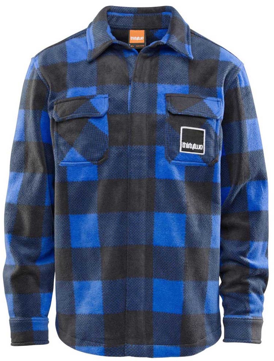 Thirtytwo Rest Stop Overhemd Met Lange Mouwen Blauw M Man