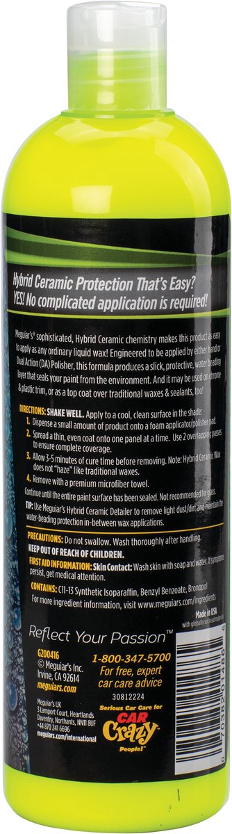 Meguiar's Hybrid Ceramic Liquid Wax - Keramische Wax - Autowax - 473 ml – foto 3