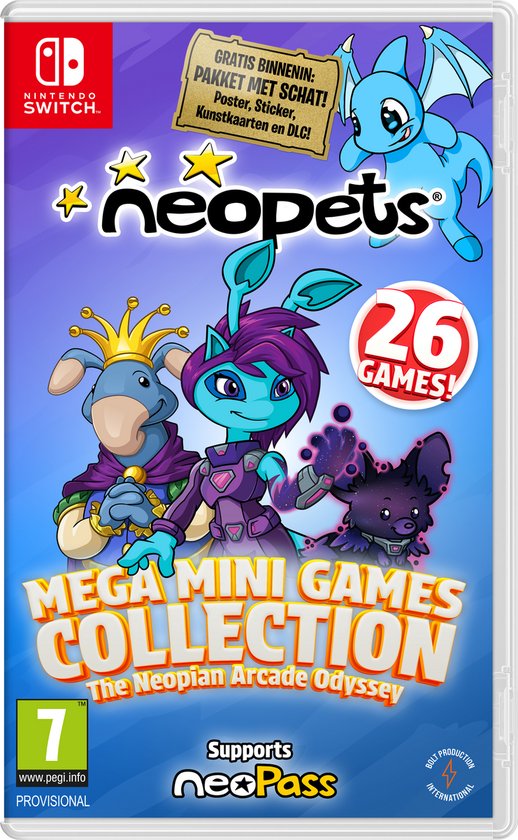 Neopets Mega Mini Games Collection Day One Edition - Nintendo Switch