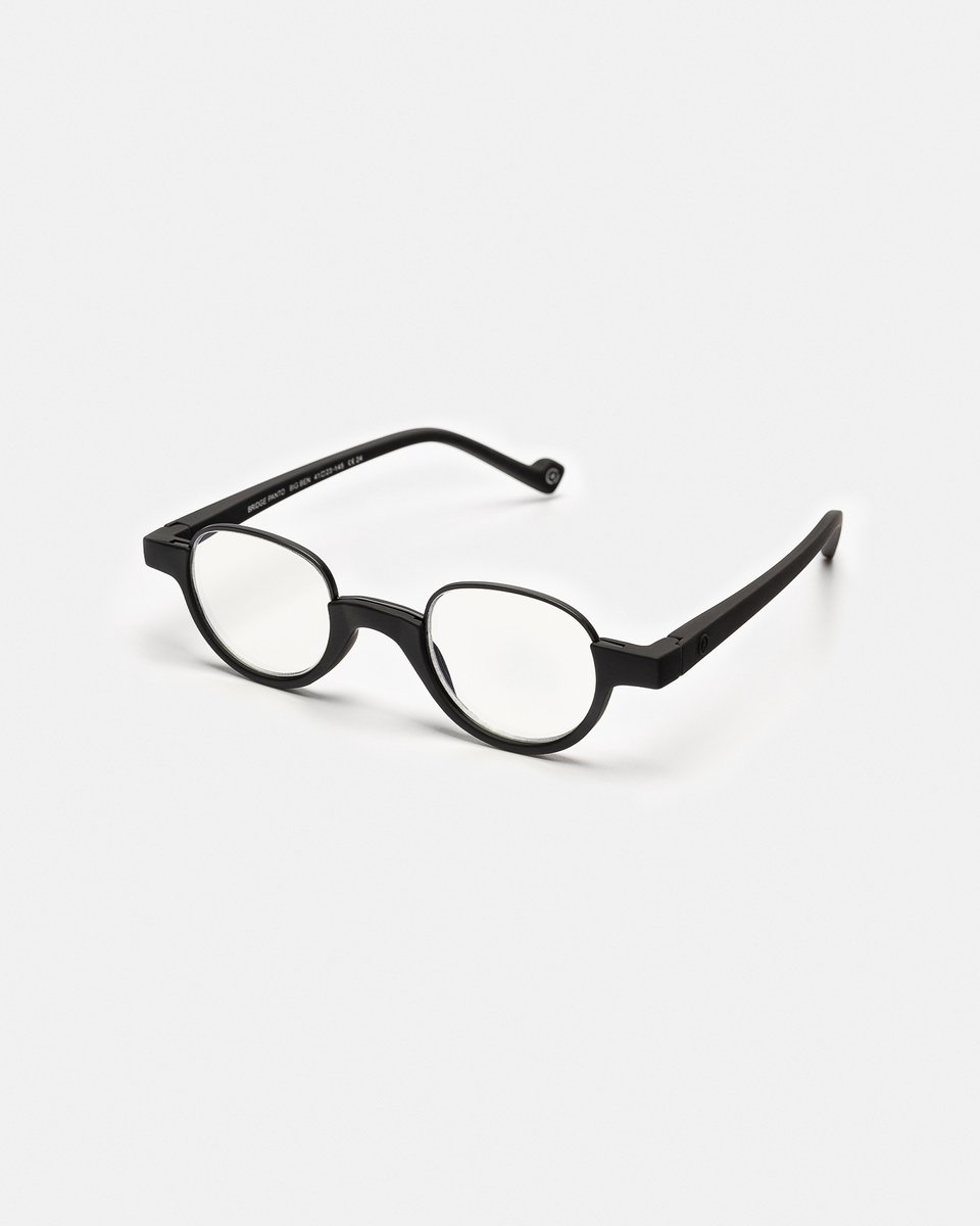 Leesbril Aptica Bridge Panto-Zwart-+3.50