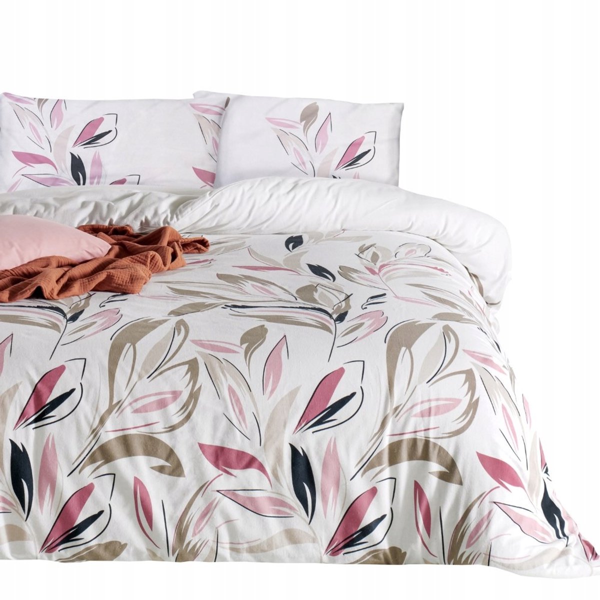 Flanellen Dekbedovertrek Set 140x200cm + Kussensloop 70x80cm