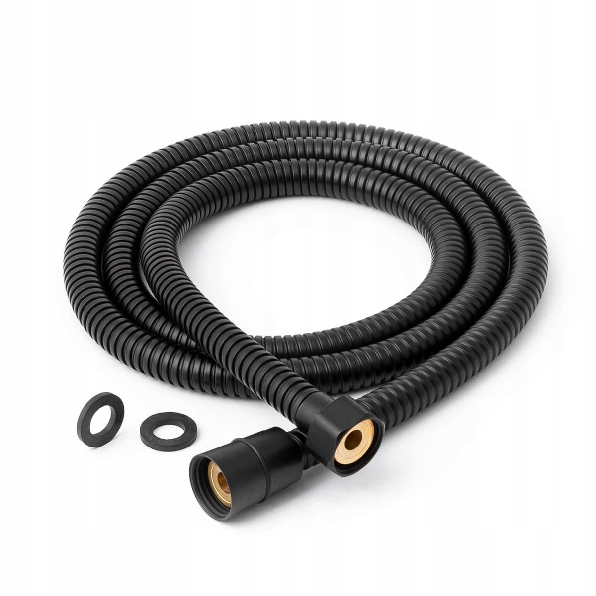 Zwart Doucheslang 80cm - RVS 304 Mat Zwart