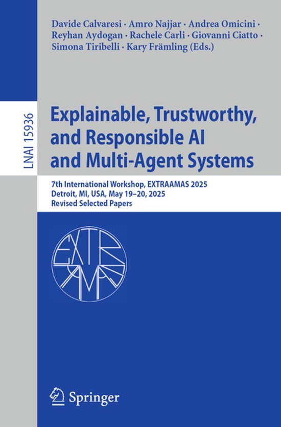 Foto: Lecture notes in computer science15936 explainable trustworthy and responsible ai and multi agent systems