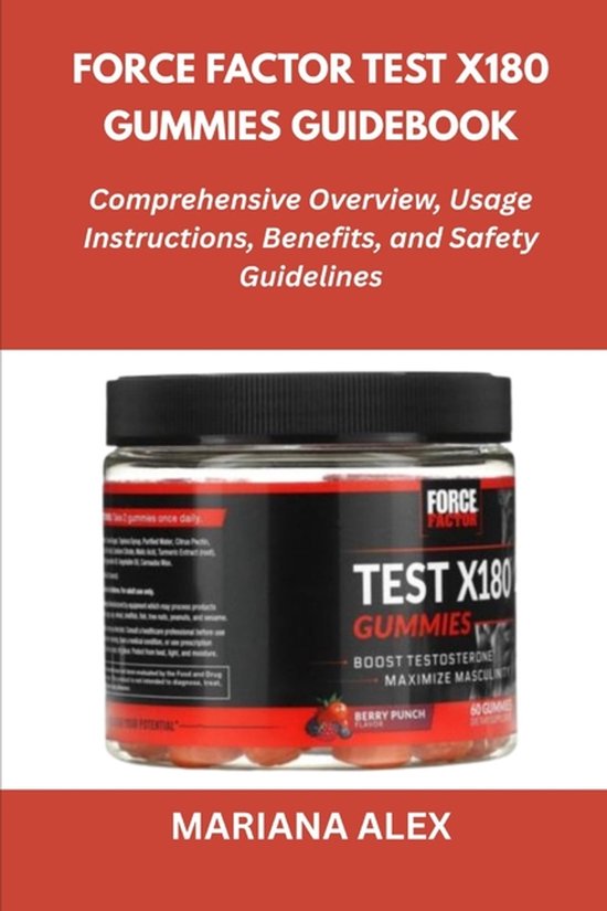 Force Factor Test X180 Gummies Guidebook - cover