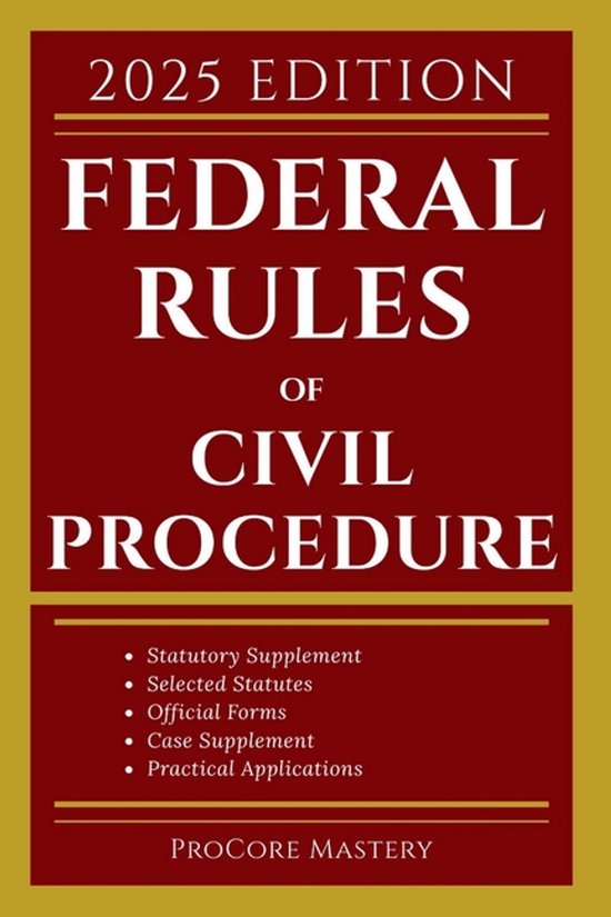 Procore Mastery Blueprints- Federal Rules of Civil Procedure - cover