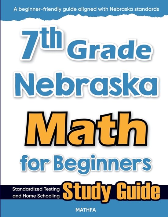 7th Grade Nebraska Math for Beginners - cover