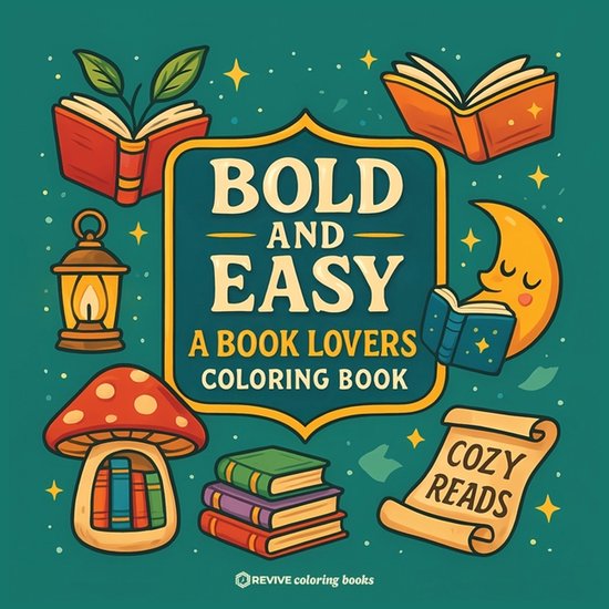 Bold & Easy Stress Relief Coloring Books- Bold & Easy A Book ... - cover