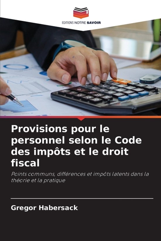 Provisions pour le personnel selon le Code des impôts et le ... - cover