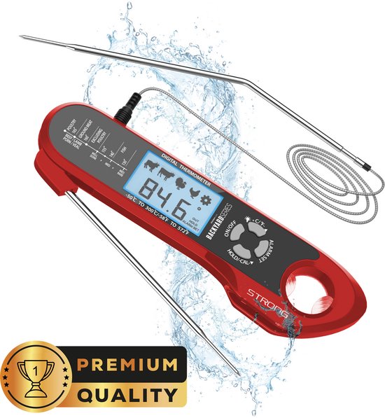 Backyard Series Vleesthermometer - Rood