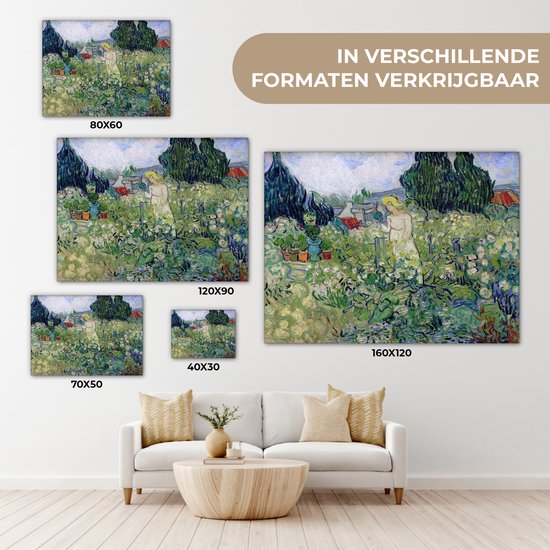 Peintures sur toile - Marguerite Gachet dans le jardin - Vincent van Gogh - 120x90 cm - Art Décoration murale