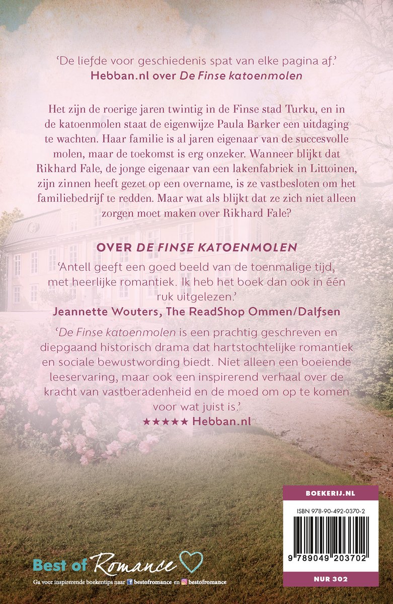 Finse katoenmolen 3 - De keuze voor geluk - back cover
