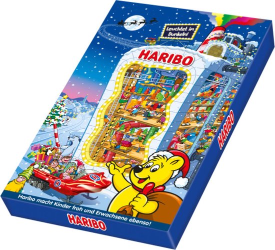 Haribo Adventskalender - snoep cadeau - 300g