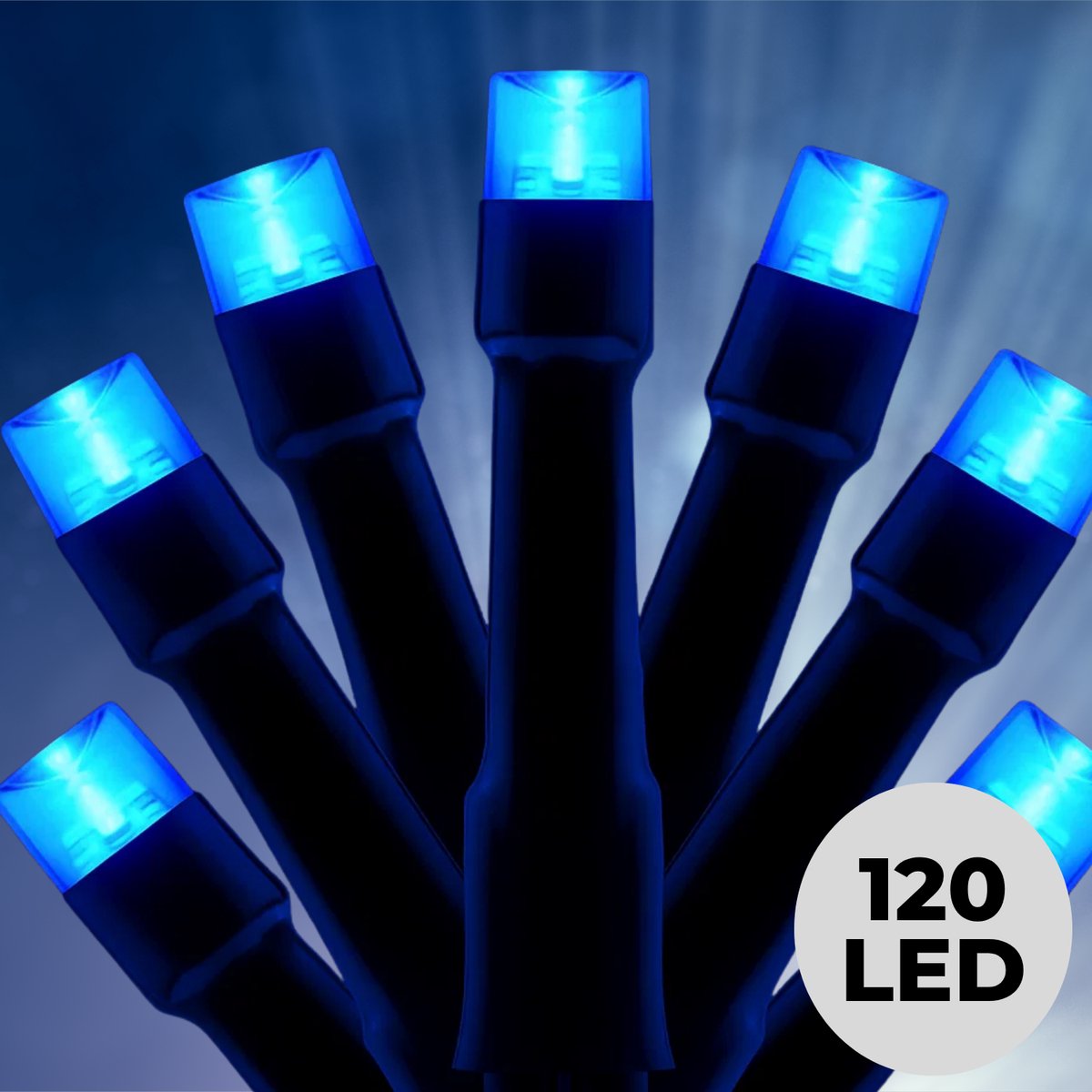 Lomera Kerstboomverlichting - Kerstverlichting - Kerstlampjes Blauw - LED Lichtsnoer - 120 LED Lampjes - 9 Meter Lang - Binnen en Buiten - Lichtfuncties - Geheugen - Timer Functie - Ip44 - Lichtslinger