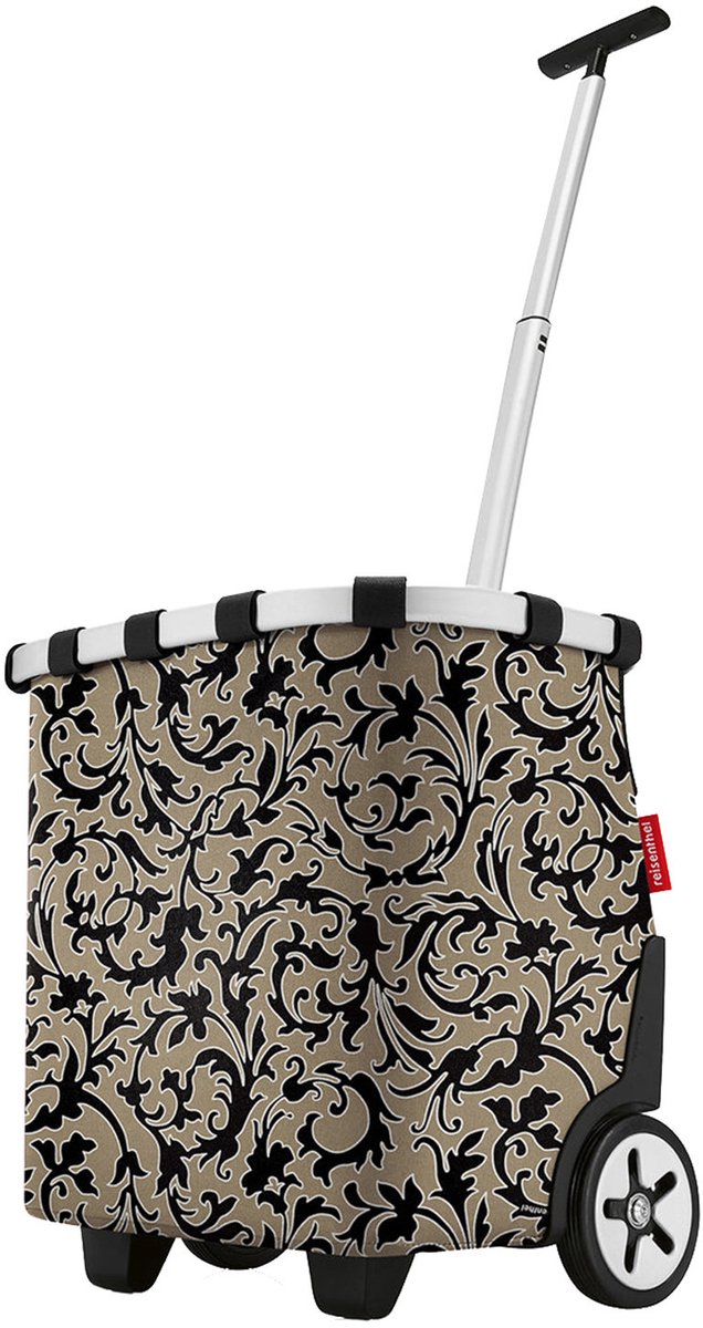 Bol.com Reisenthel Carrycruiser Boodschappentrolley - 40L - Baroque Marble Zwart aanbieding