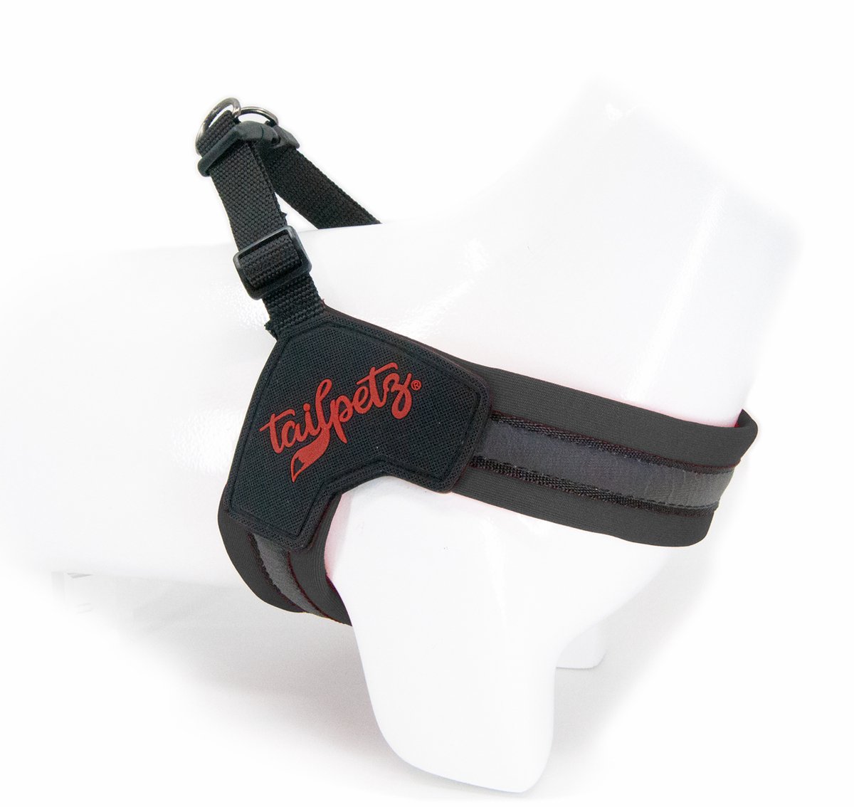 Tailpetz V-Type Hondenharnas – Comfortabel & Veilig – Verstelbaar – Lichtgewicht - Hondentuig - Hondentuigje Kleine Hond - Y Tuig Hond - Harnas Hond - Anti Trek Tuig Hond - Reflecterend - Maat XS - Zwart