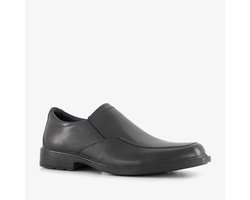 Hush Puppies leren heren instappers zwart - Maat 43 - Uitneembare zool