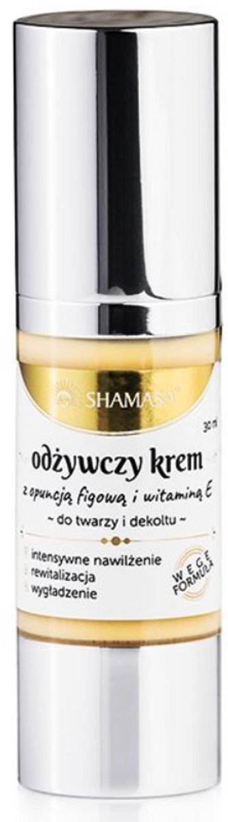 Shamasa - Nourishing cream with prickly pear and sea buckthorn 30 ml - Top Quality