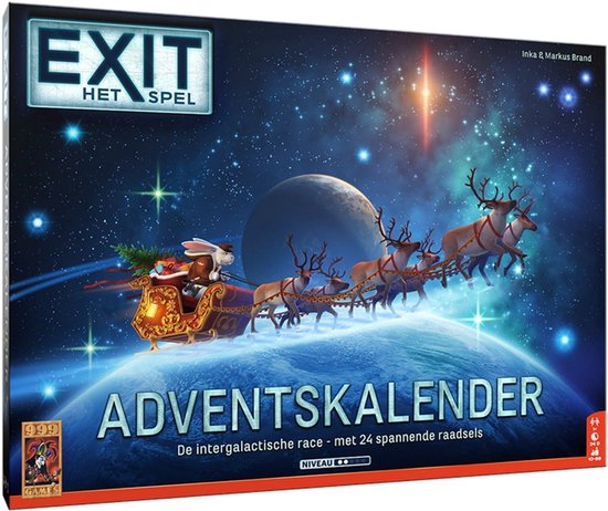 Exit adventskalender 2025: De Intergalactische Race (Nederlands)