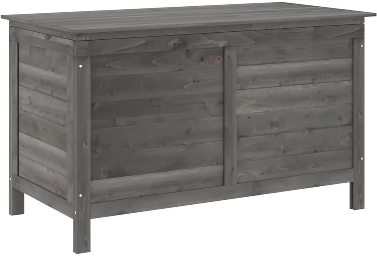 vidaXL - Tuinbox - 99x49,5x58,5 - cm - massief - vurenhout - antracietkleurig