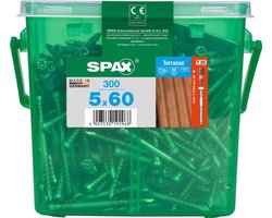 SPAX TERRAS ROESTVRIJ A2 5X60 HKB 300ST