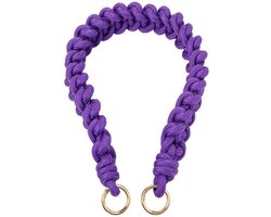 YWG - Gevlochten tas strap purple -