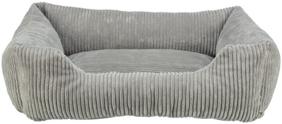 Trixie - Hondenmand Vital Jonna - Ribfluweel - Grijs - 100X70 cm