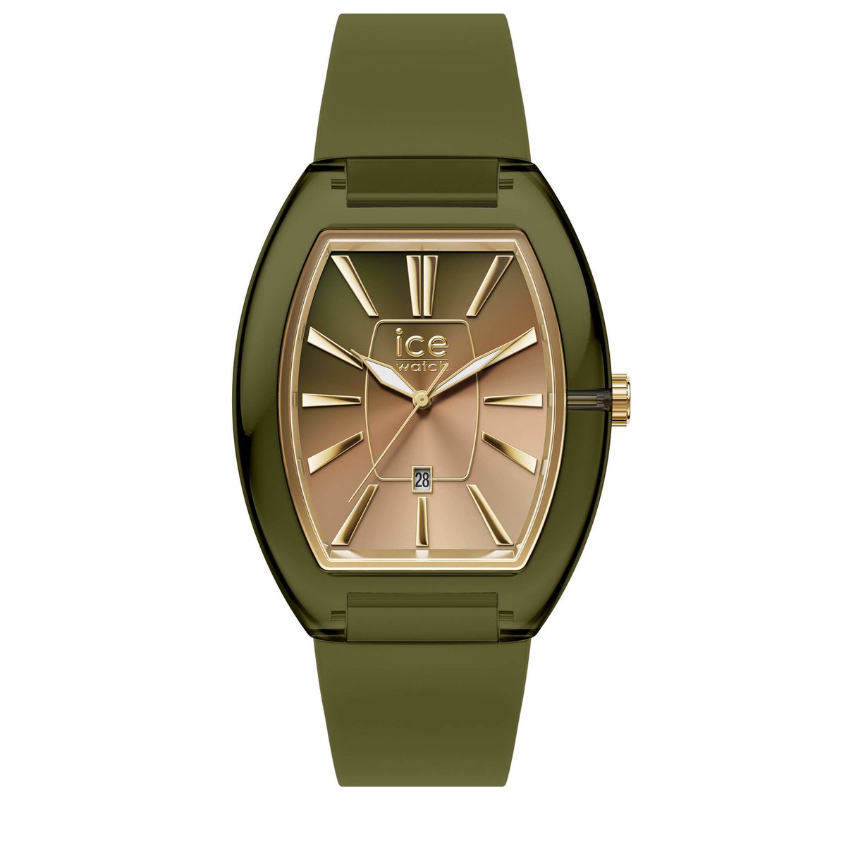 Ice Watch ICE boliday - Dome - Olive green 025181 Horloge - Siliconen - Groen - Ø 40 mm