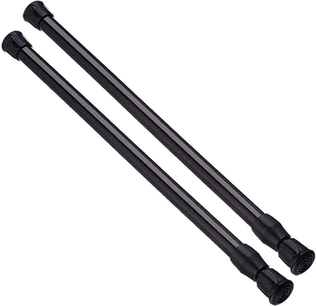 Telescoop Klemstang Verstelbaar 40-70 cm – Sterke Spannstang met Rubberen Uiteinden, Roestvrij Metaal – Gordijnroede, Douchegordijn, Kledingstang, Multifunctioneel Gebruik