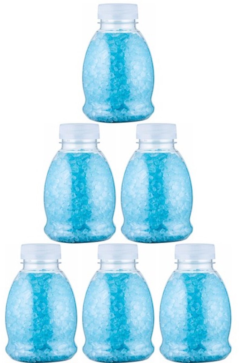 Claudius Badzout Opium - 375 gram - Fles met transparante dop - Set van 6 stuks