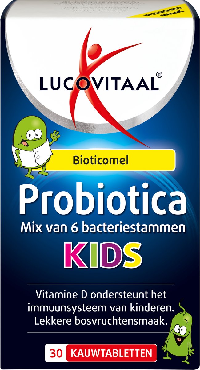 Lucovitaal Probiotica Kids Kauwtabletten 30 tabletten