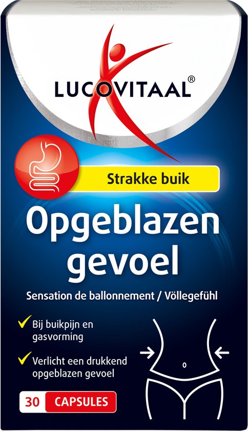 Lucovitaal Opgeblazen Gevoel 30 capsules