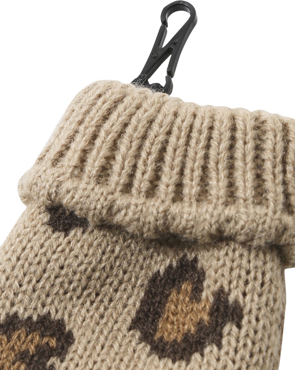 Vertbaudet Luipaard set muts, snood en wanten baby