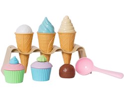 Speelgoedtopdeals BIOplastic Ijssalon - Educatief speelgoed - 11-delig