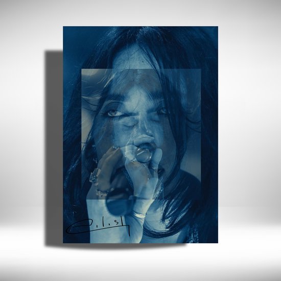 Billie Eilish - Metalen Poster - Hit Me Hard And Soft - 2025 - 30x40cm