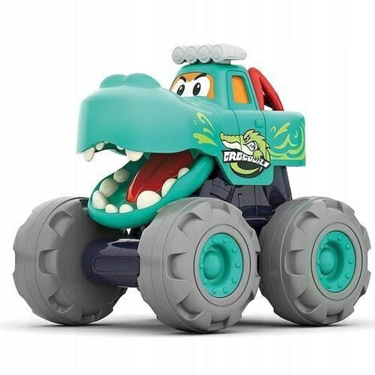 Smily Play Monster Truck Krokodil - Vrijloop, Pull-Back, Geluid