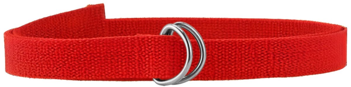 MM - Verstelbare American Football riem - Rood - 2.5 cm breed - Op maat te knippen