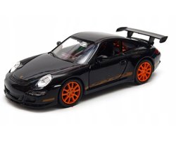 Welly Porsche 911 GT3 RS Modelauto Schaal 1:34-39 Zwart