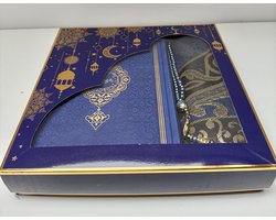 FIRASET Luxe Koran Set – Islamitisch Cadeau, QR Audio & Meertalige Vertaling (EN/FR/DE/TR/ES), Gebedskleed, Tasbih & Geschenkdoos