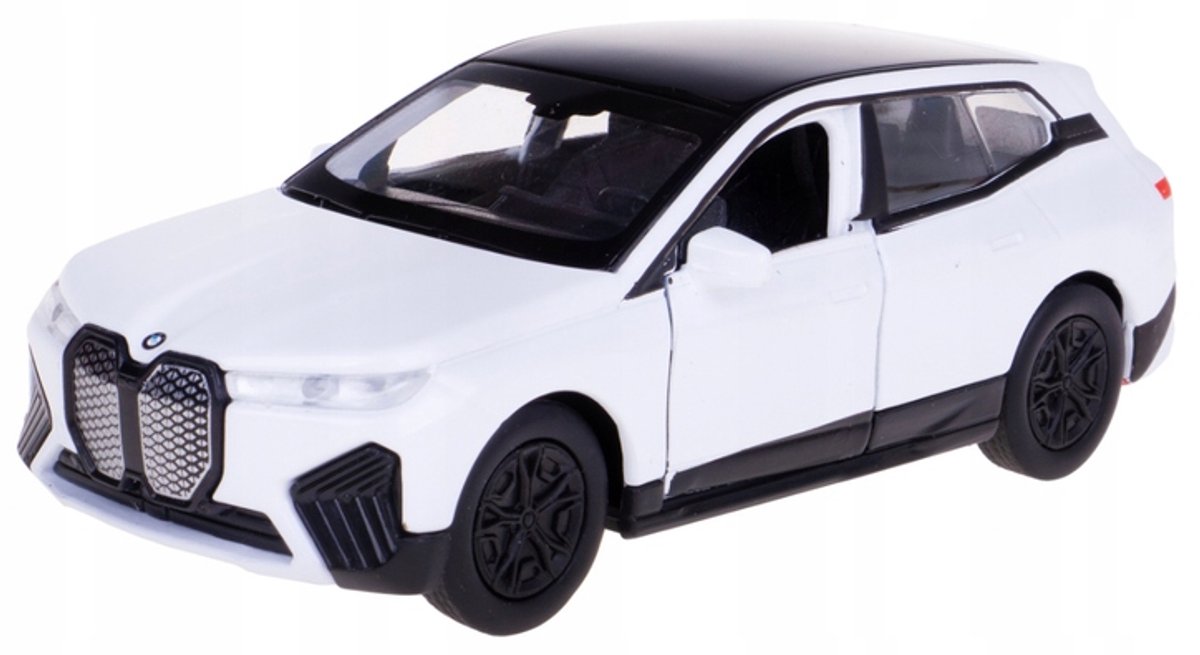 BMW iX Wit Metaal Model Auto 1:34 Welly Speelgoed