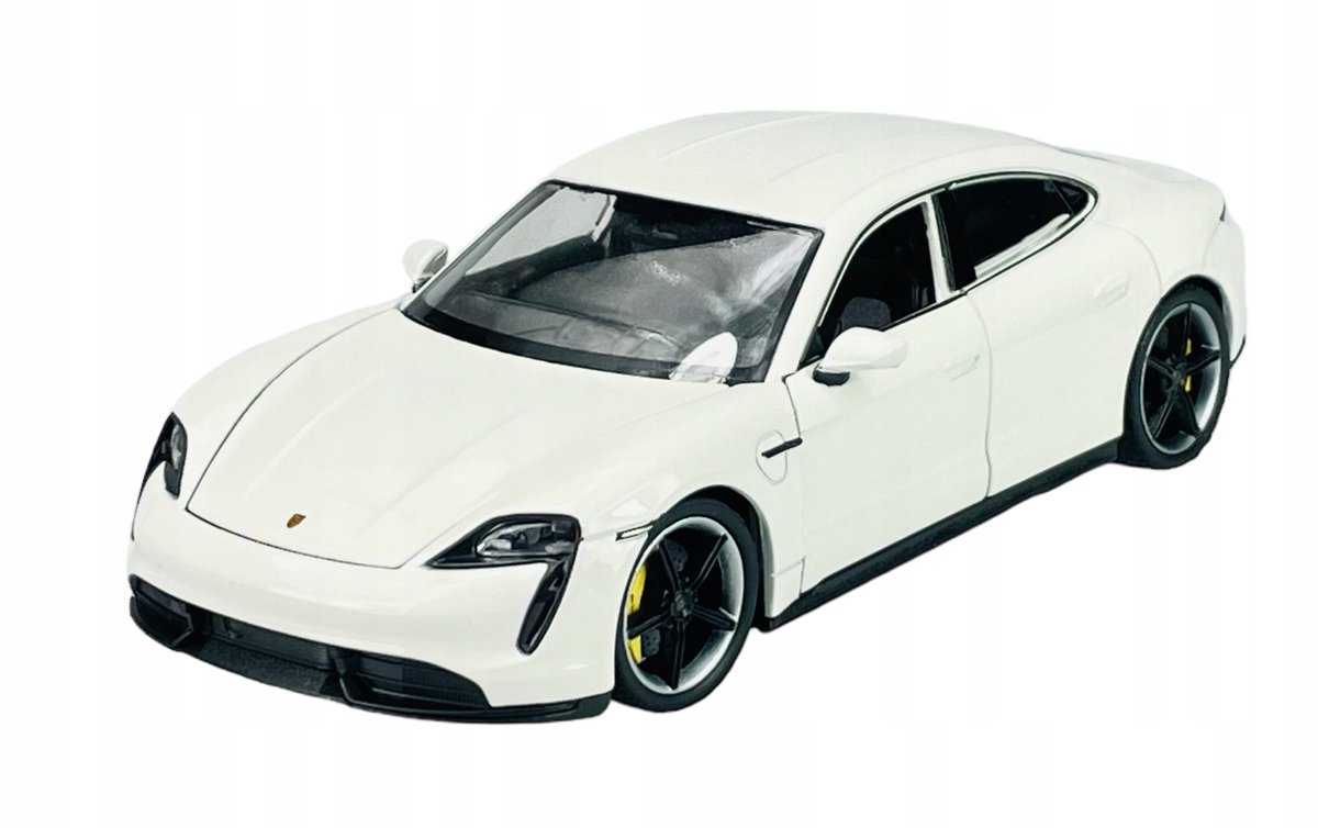 Welly Porsche Taycan Turbo S 1:24 Metaal Wit