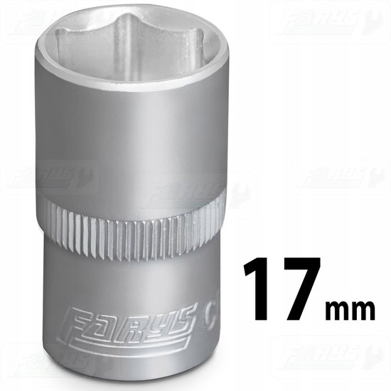 Dopsleutel 17mm 1 2 Zeskant Kort CrV FR1210 Bol Dopsleutel 17mm 1 2 Zeskant Kort CrV FR1210 Bol