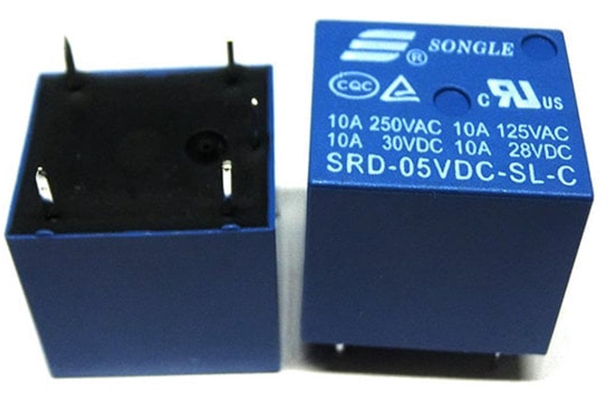 OTRONIC® SRD-05VDC-SL-C Relais 5pins 10A 5V