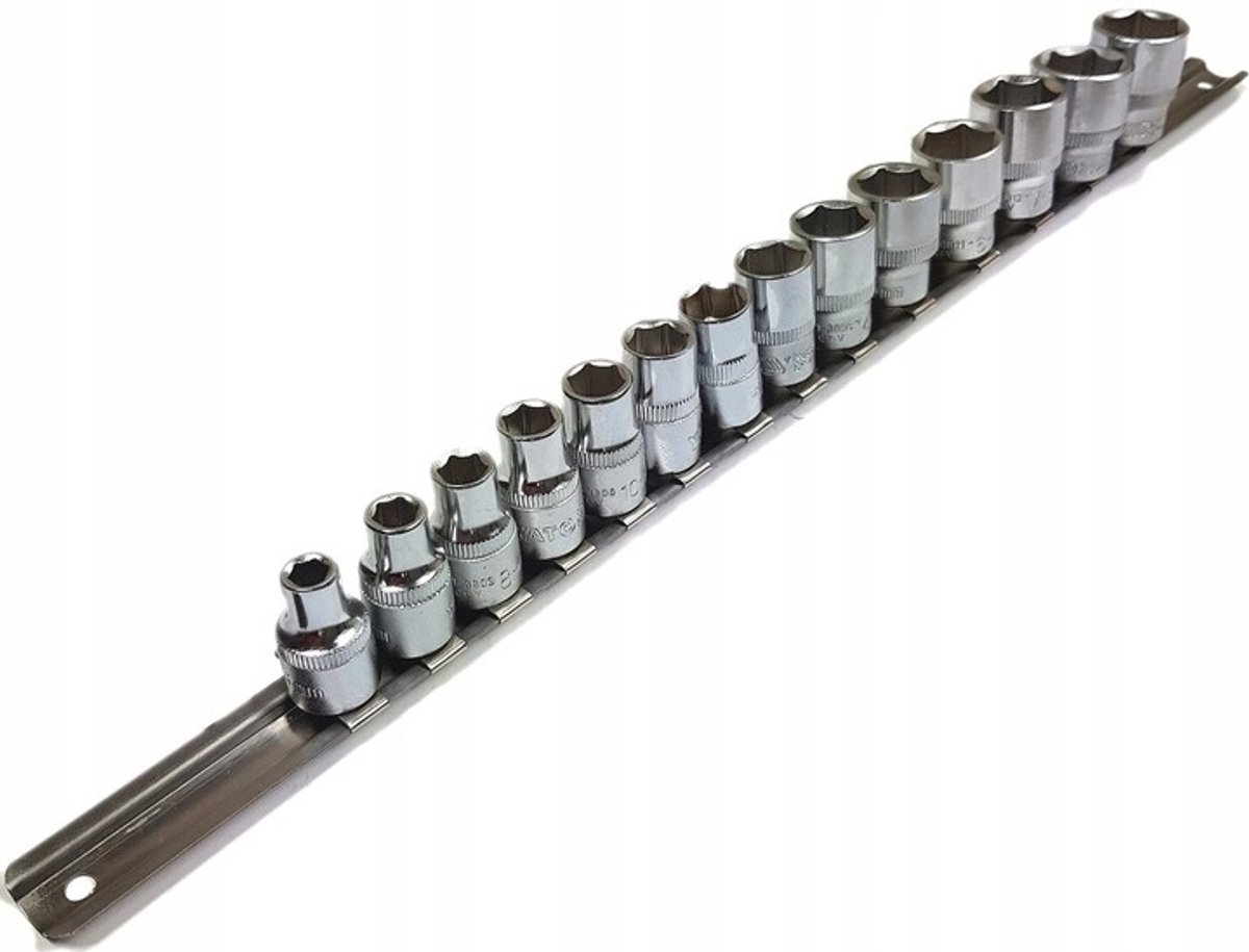 Yato 3/8" Dubbele Korte Dopset 6-19mm