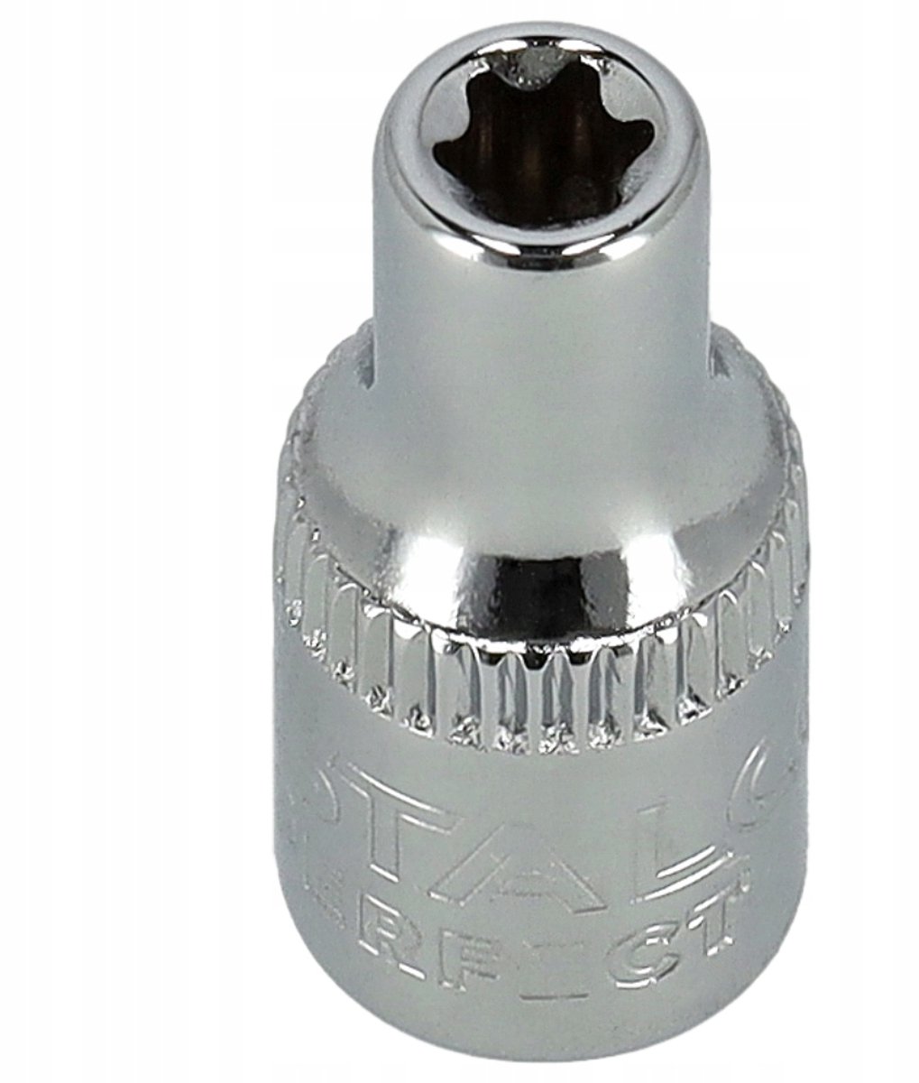Torx Dopstuk E4 1/4" CrV Staal - Stalco Perfect