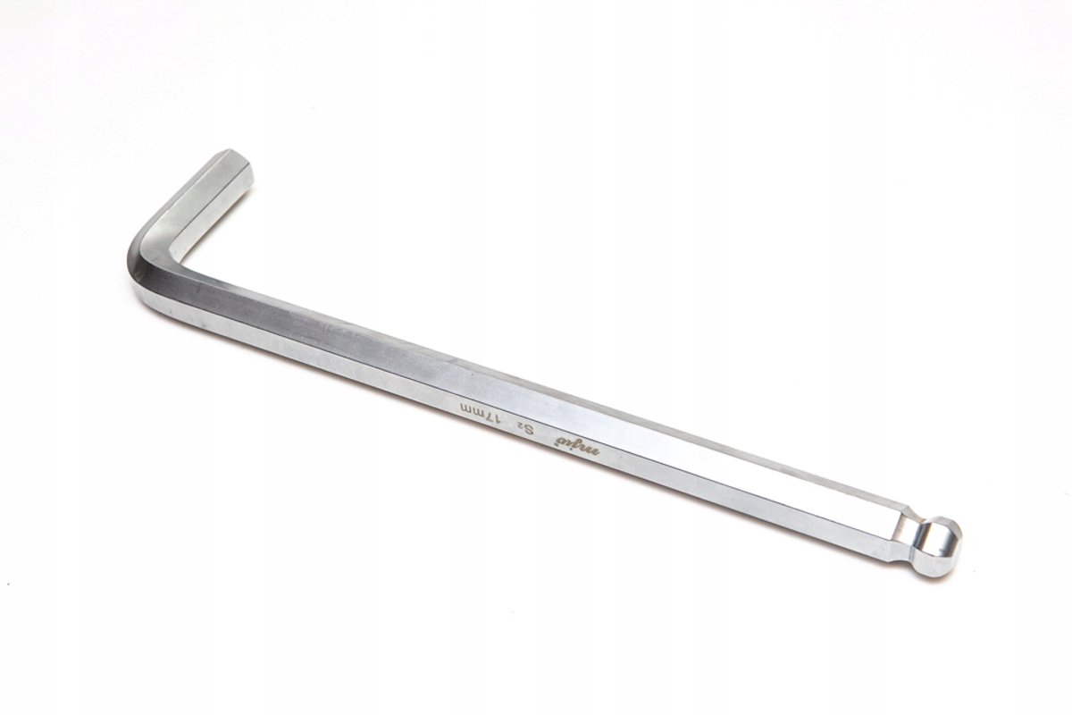 Lange inbussleutel met kogelkop 17 mm - MJW