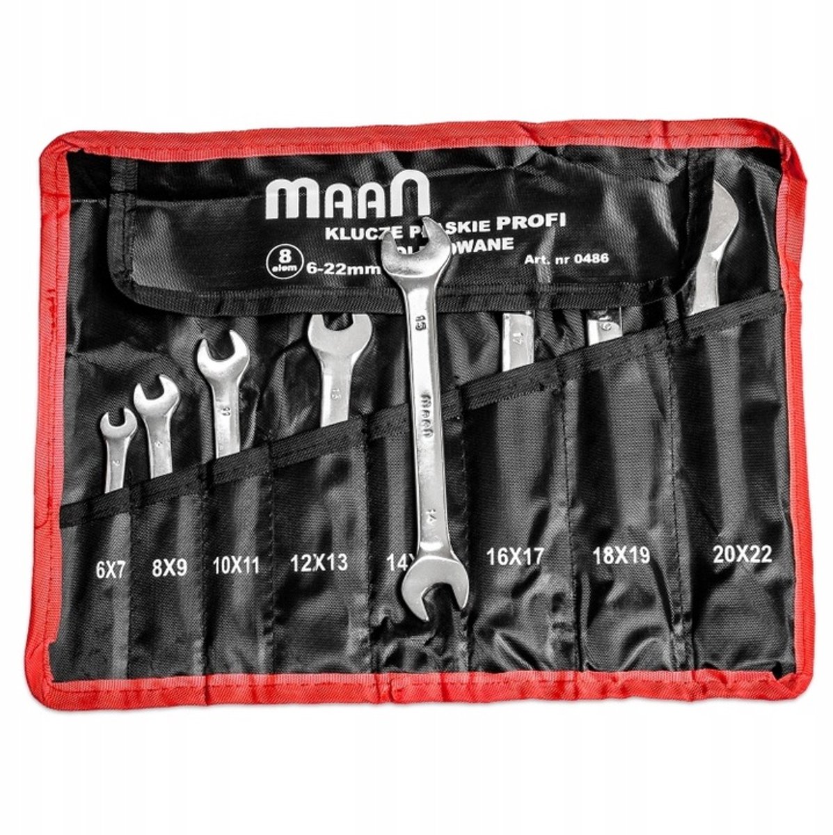 PROFI Platte Sleutelset CR-V 12 Delig 6-32mm
