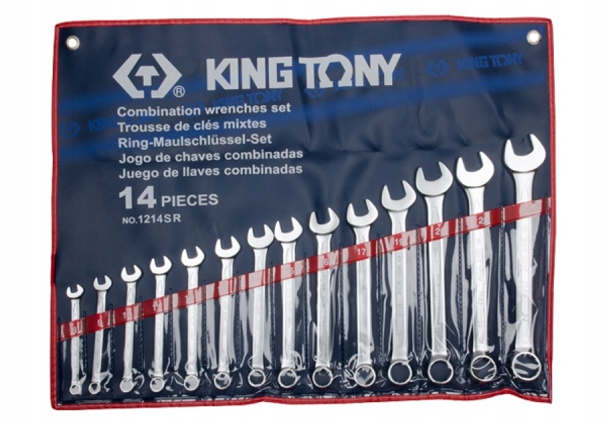 King Tony Ring Dopsleutelset Inch 5/16 - 1.1/4", 14 Delig