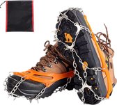 1 paar - wandelschoen stijgijzers - Sneeuw- of ijs stijgijzers met 10 spikes - Geschikt voor maat 36-45 - voor wandelen,bergbeklimmen, klimmen
