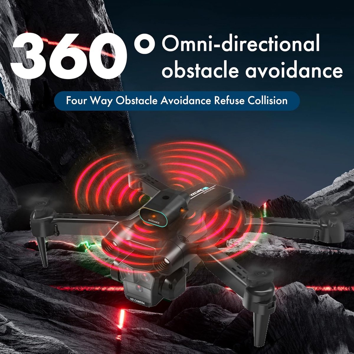 Opvouwbare Drone 1080P Dual-Camera thumbnail 5
