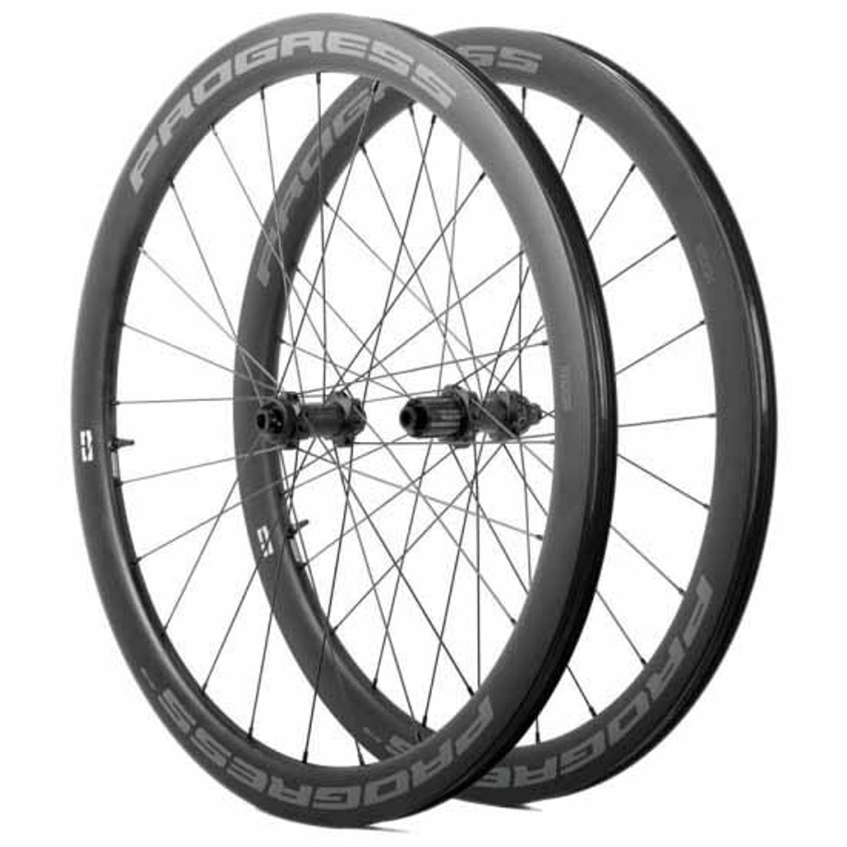 Progress Airspeed A45 Cl Disc Tubeless 2024 Racefiets Wielset Zilver 12 x 100/12 x 142 mm / Sram XDR